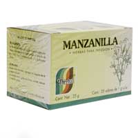 Manzanilla Therbal contains 36 envelopes of Chamomile